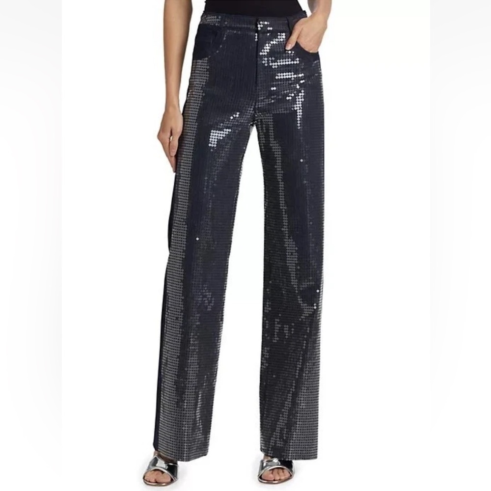 Cinq à Sept

Kayle Sequined Denim Straight Pants